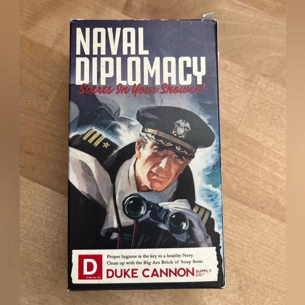 🧼⚓️ New Duke Cannon Supply Co. 10oz Big Ass Brick Of Soap- Naval Supremacy